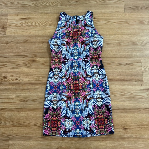 Milly for Design Nation Womens Shift Dress Umbrella Print Size 6 Workwear Office - Picture 1 of 7